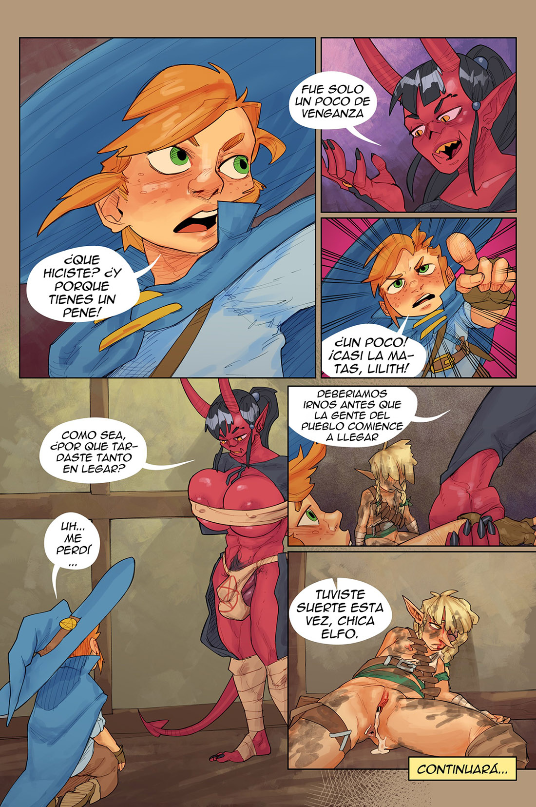 [Pencil-Sama] A Boy and his FAMILIAR parte 2 (Comic Porn)