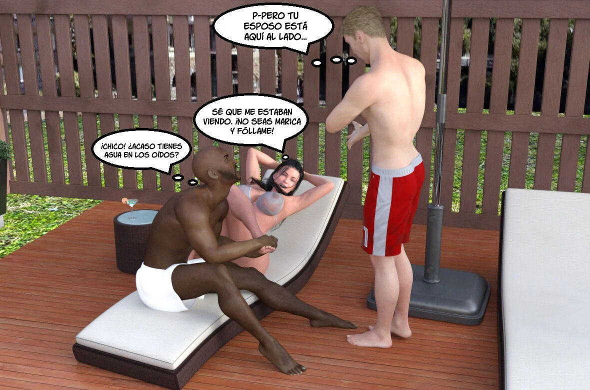 [Mature3Dcomics] CUCKOLD Pool Party (Comic Porn)