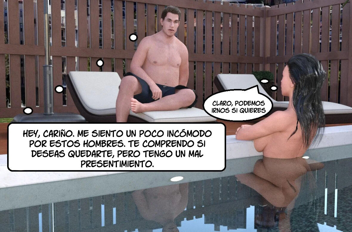 [Mature3Dcomics] CUCKOLD Pool Party (Comic Porn)