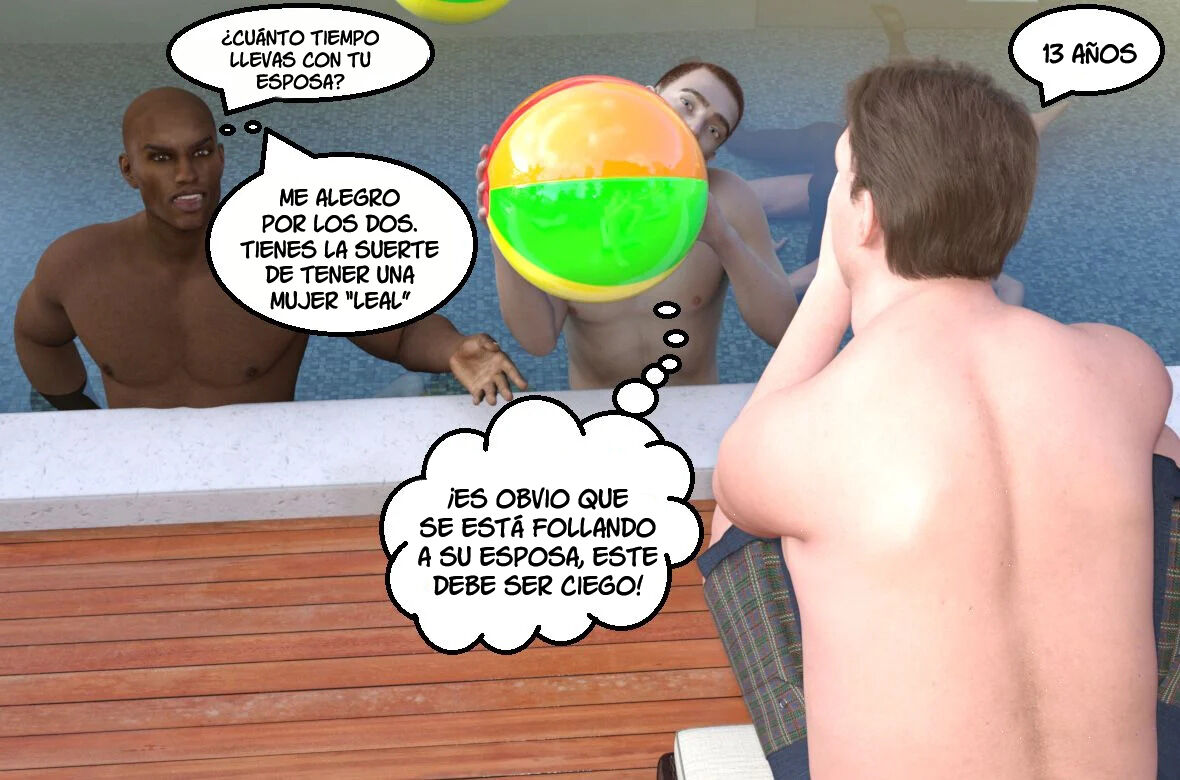 [Mature3Dcomics] CUCKOLD Pool Party (Comic Porn)