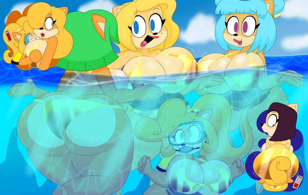 [3BArts] Coco’s Golden Bikini (Crash Bandicoot)