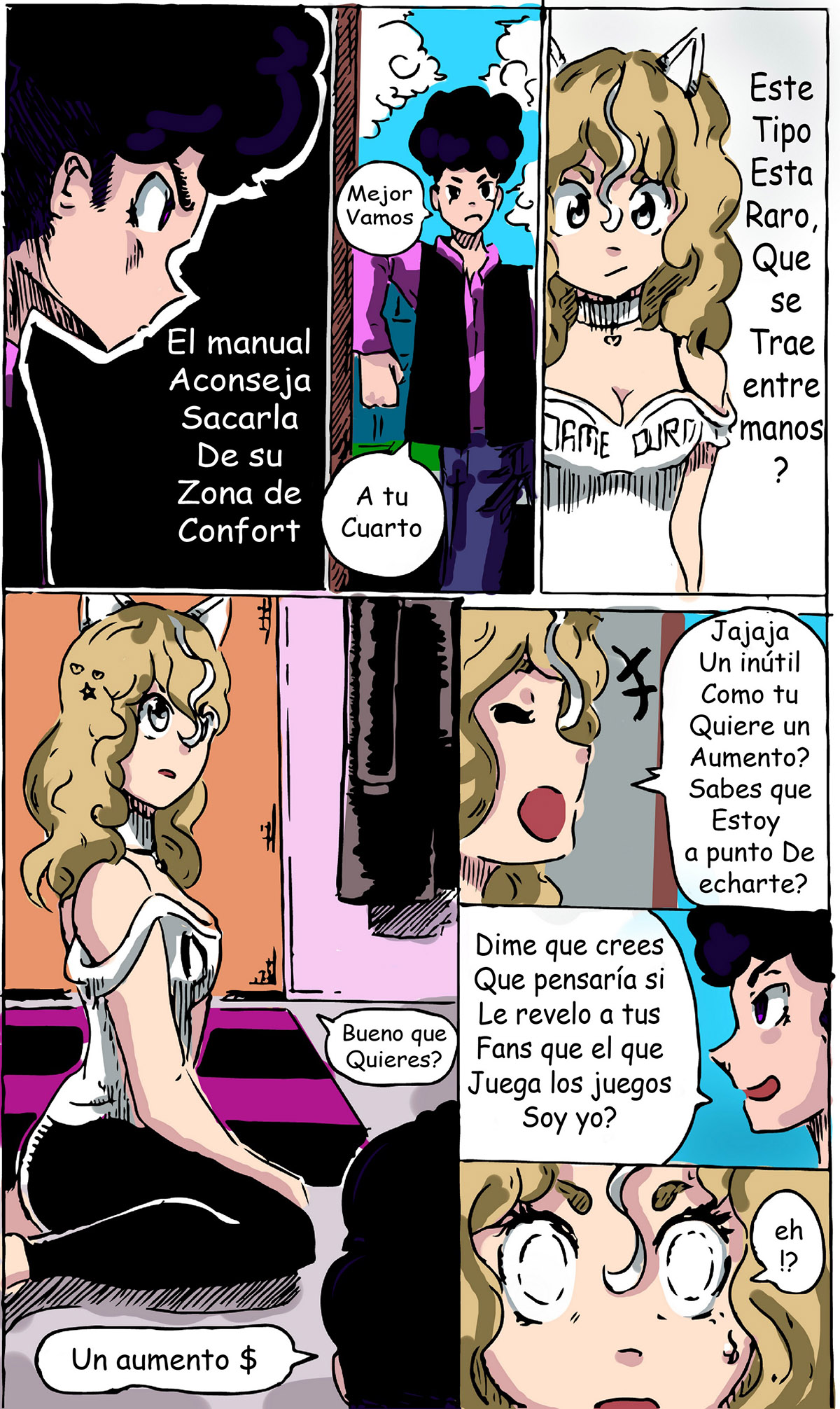 [Maidrack] El MANUAL para CUADRAR parte 1 (Comic Porn)
