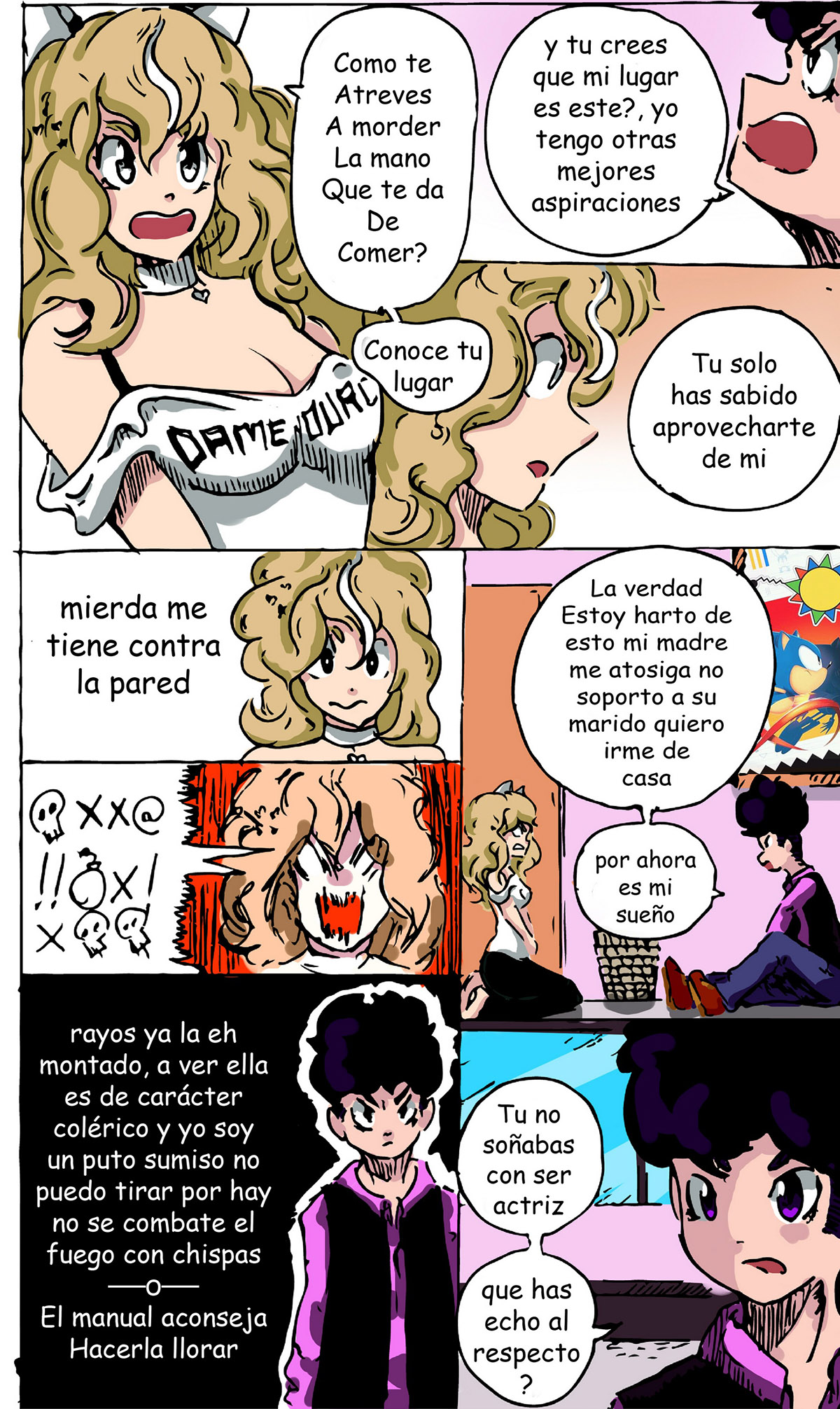 [Maidrack] El MANUAL para CUADRAR parte 1 (Comic Porn)