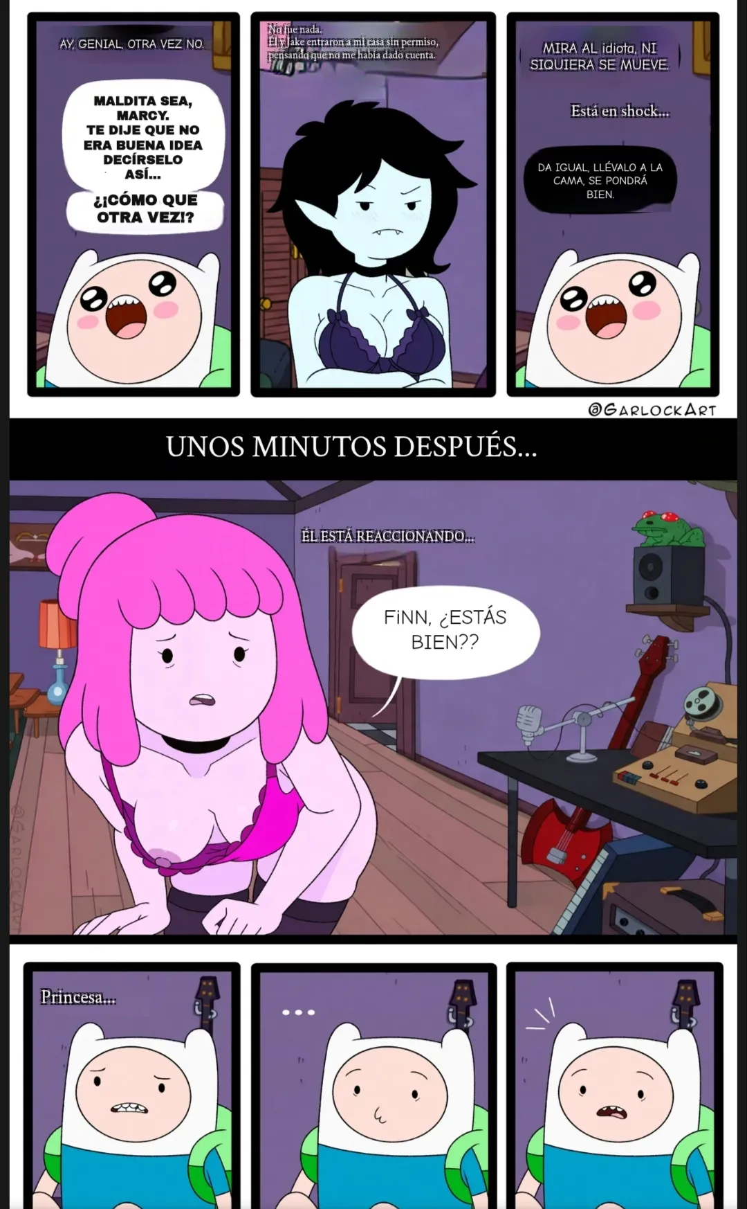 [GarlockArt] Threesome Time: Naughty Adventures (Adventure Time)