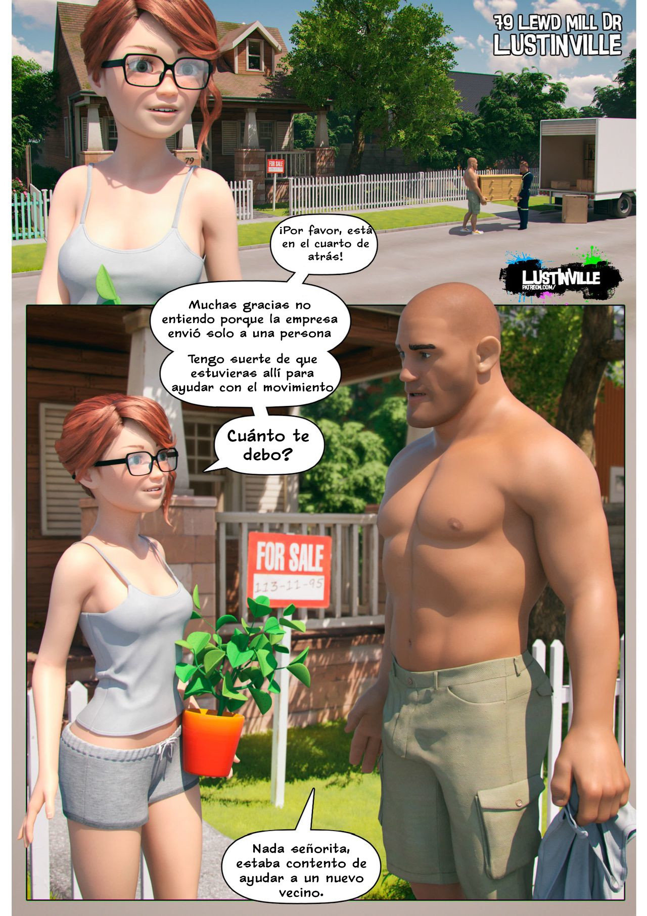 [Ugaromix] LUSTINVILLE 1 — Noise in the Basement (Comic Porn)