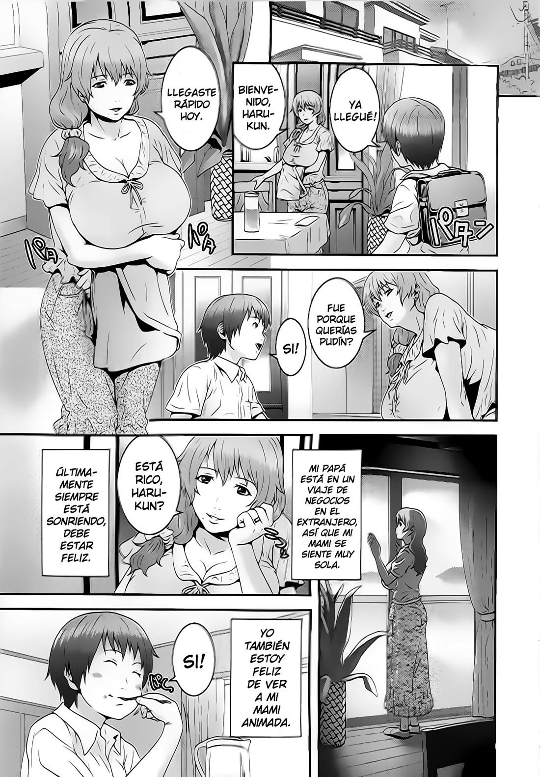 [Kawazuko Chouji] La Satisfaccion de MAMÁ (Comic Porn)