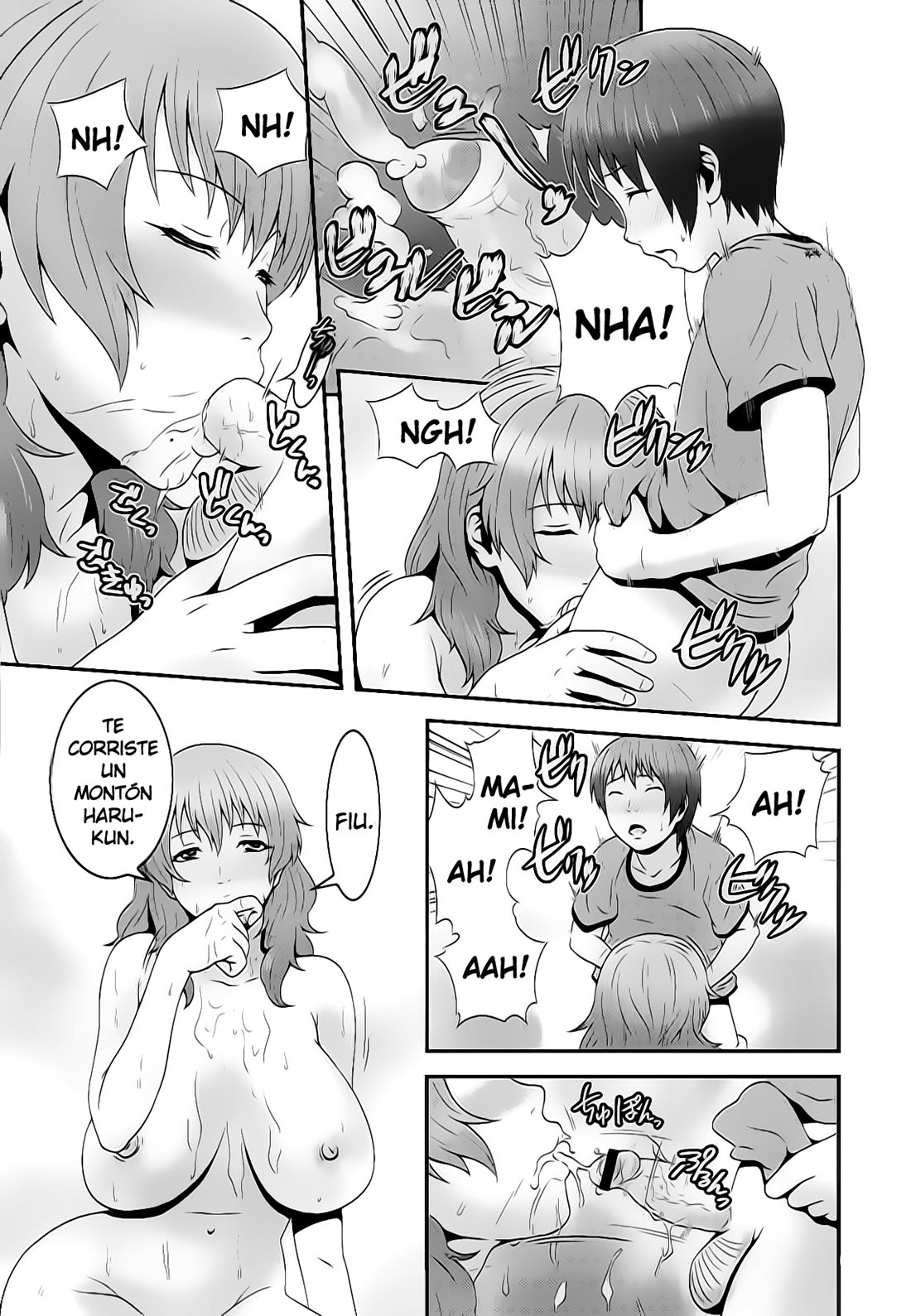 [Kawazuko Chouji] La Satisfaccion de MAMÁ (Comic Porn)