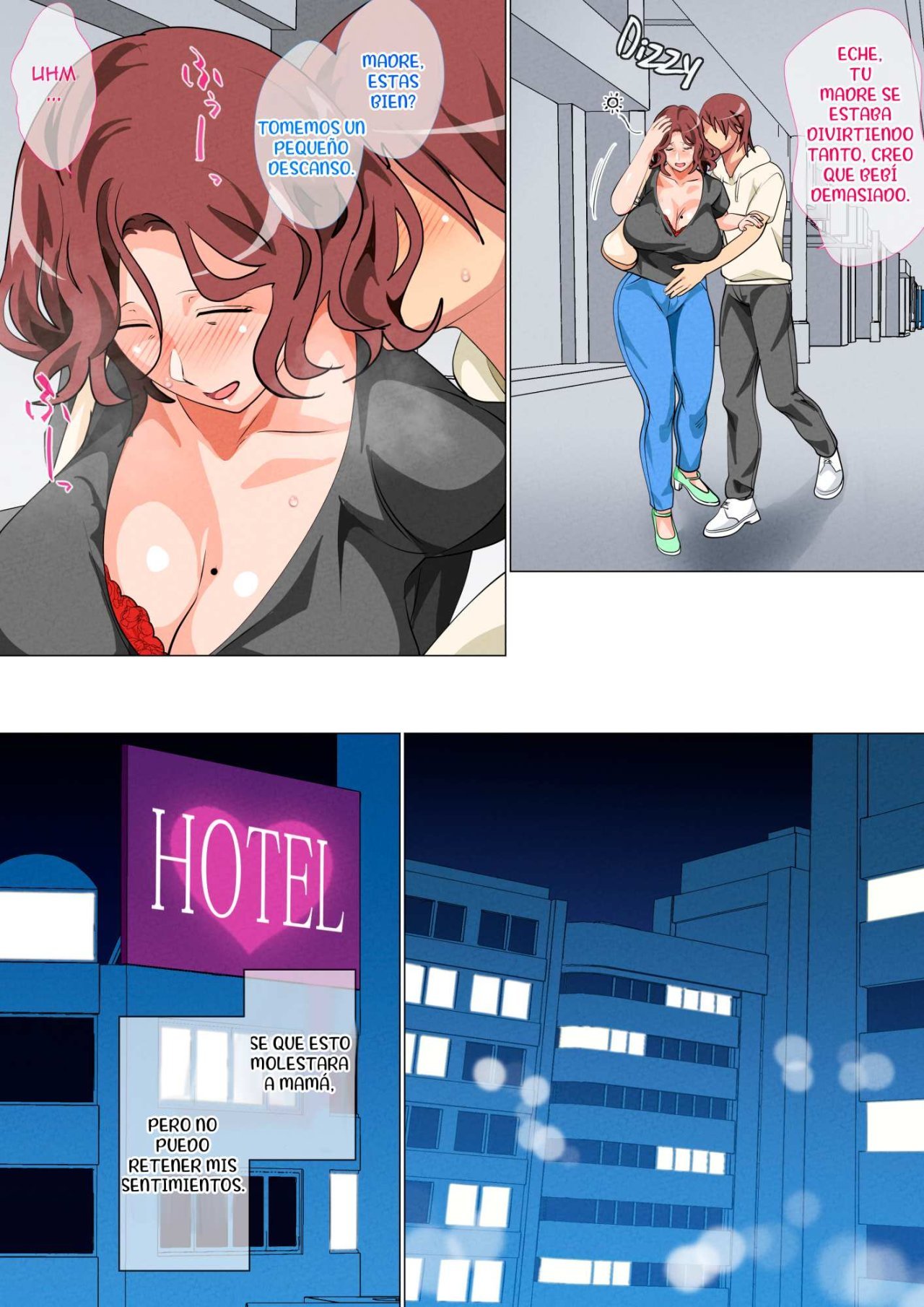 [Circle Spice] MADRE Visitando a su HIJO en Tokio (Comic Porn)