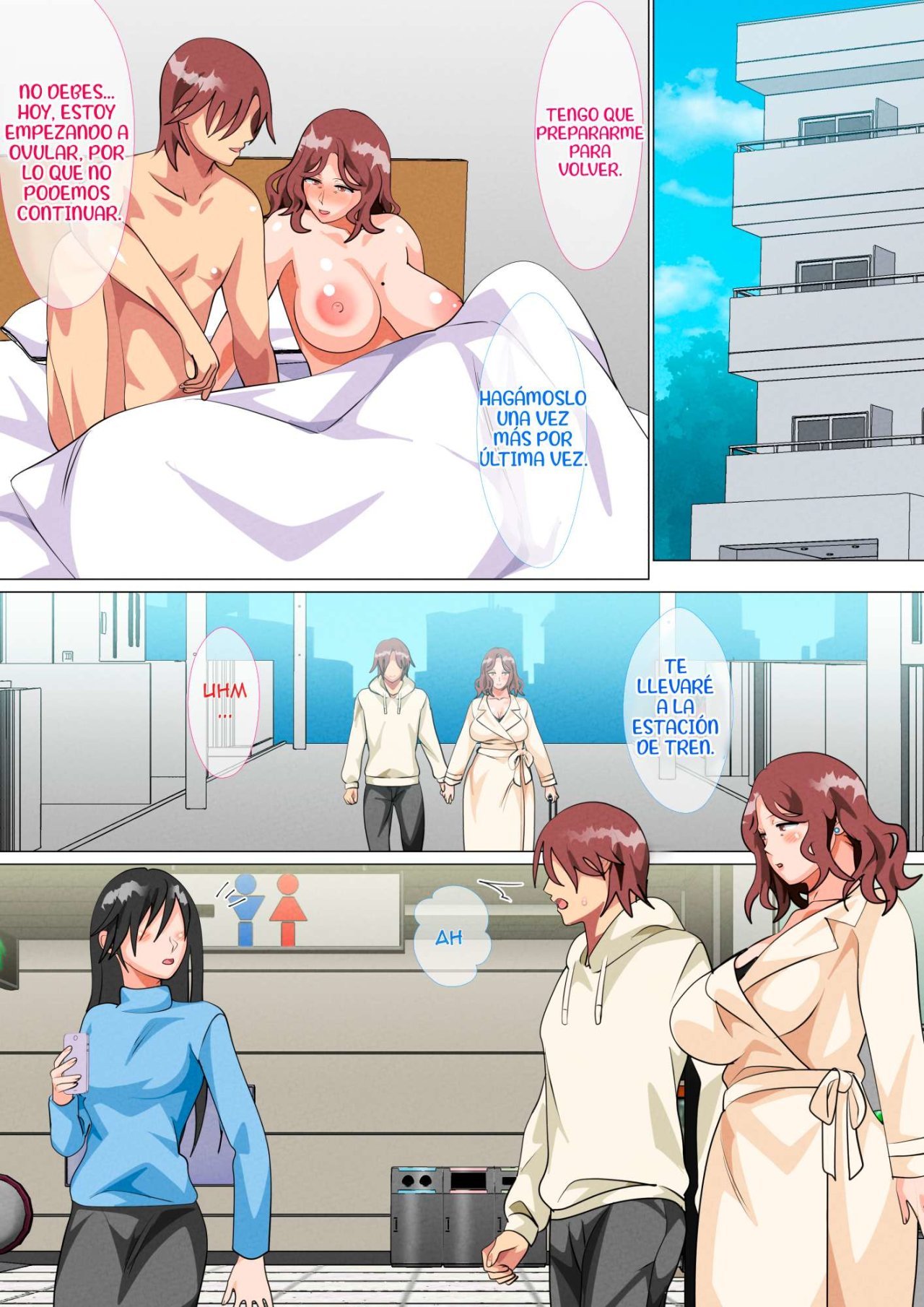 [Circle Spice] MADRE Visitando a su HIJO en Tokio (Comic Porn)