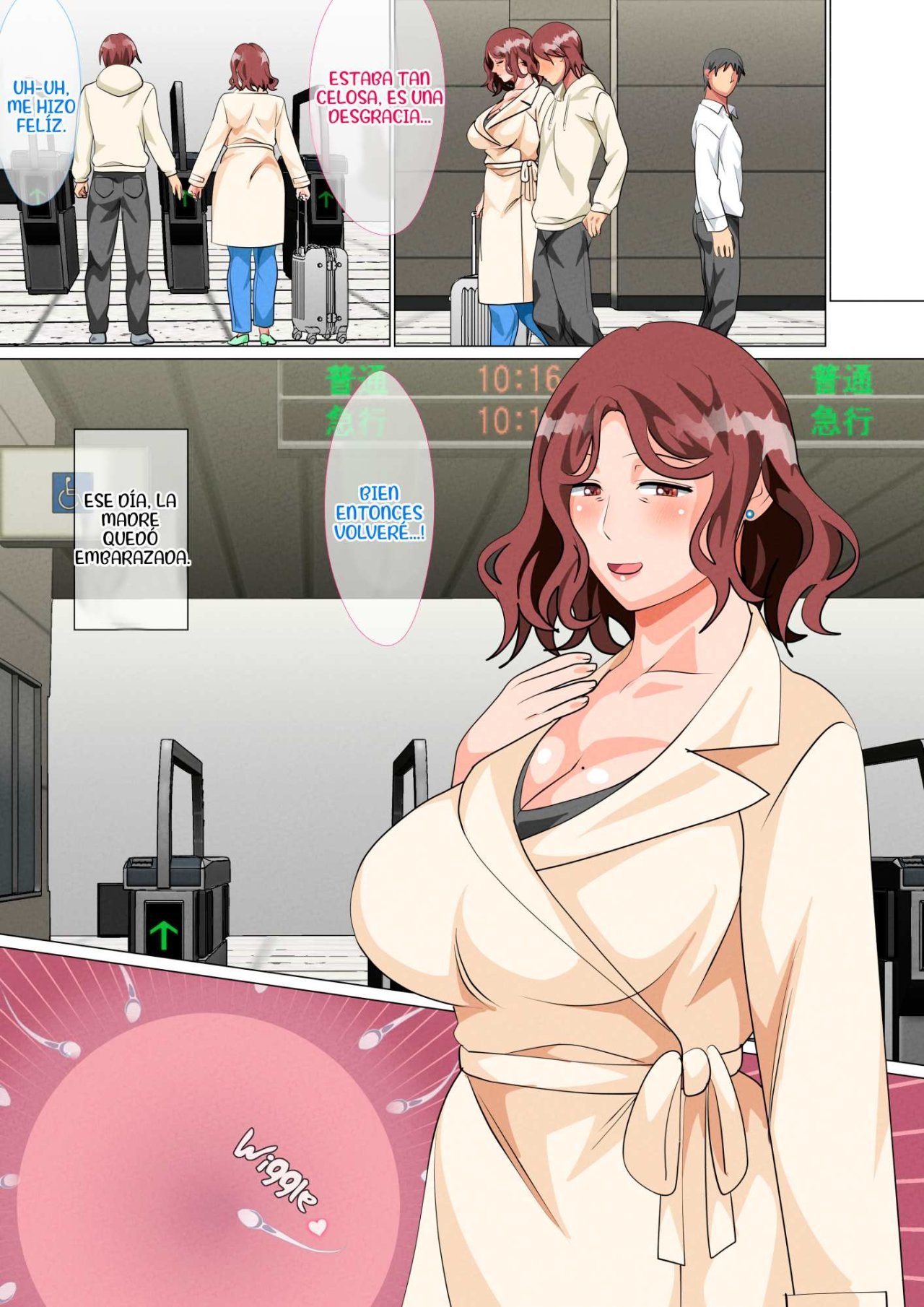 [Circle Spice] MADRE Visitando a su HIJO en Tokio (Comic Porn)