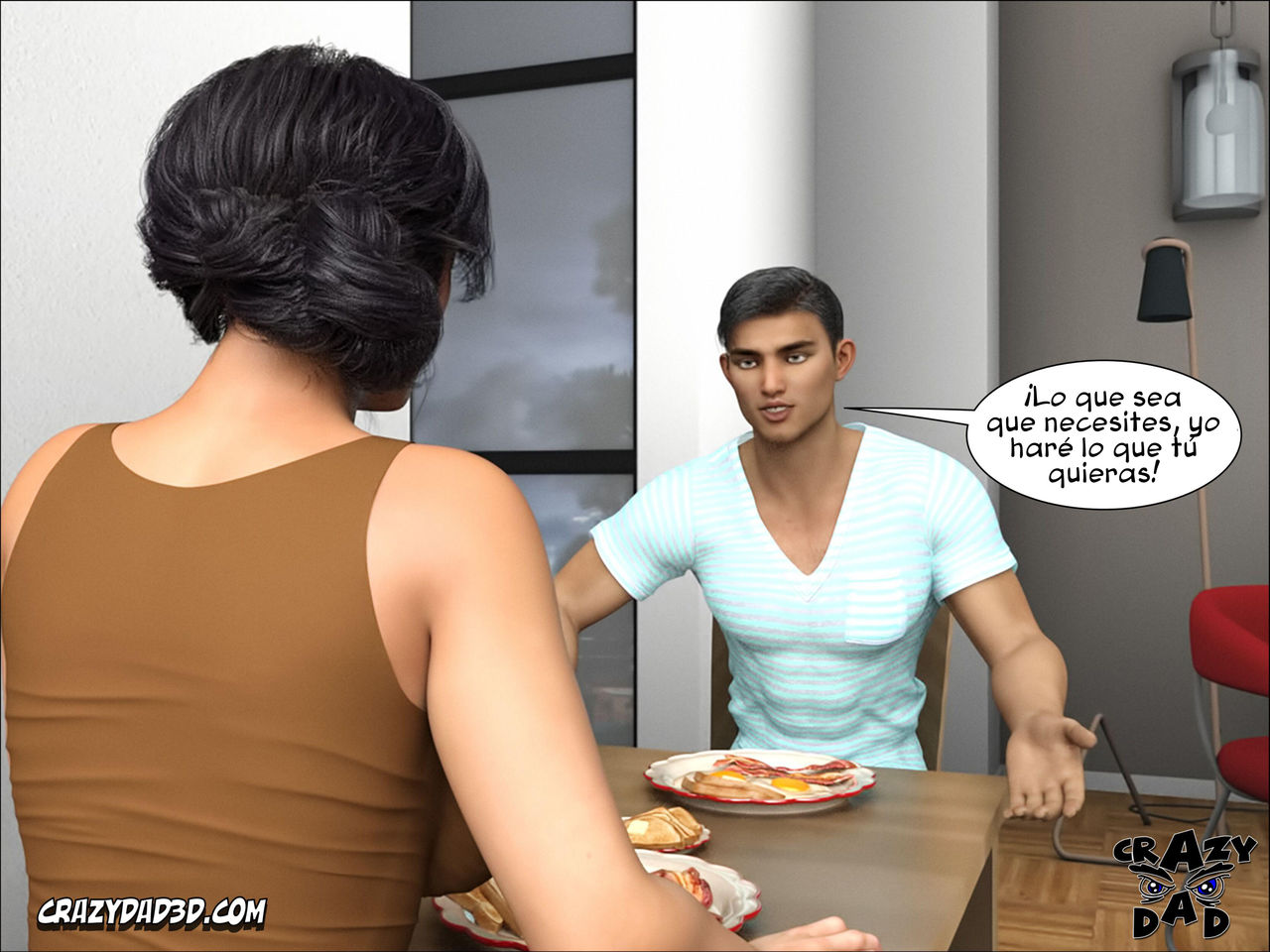 [CrazyDad3D] MOTHER DESIRE Forbidden parte 2 (Comic Porn)