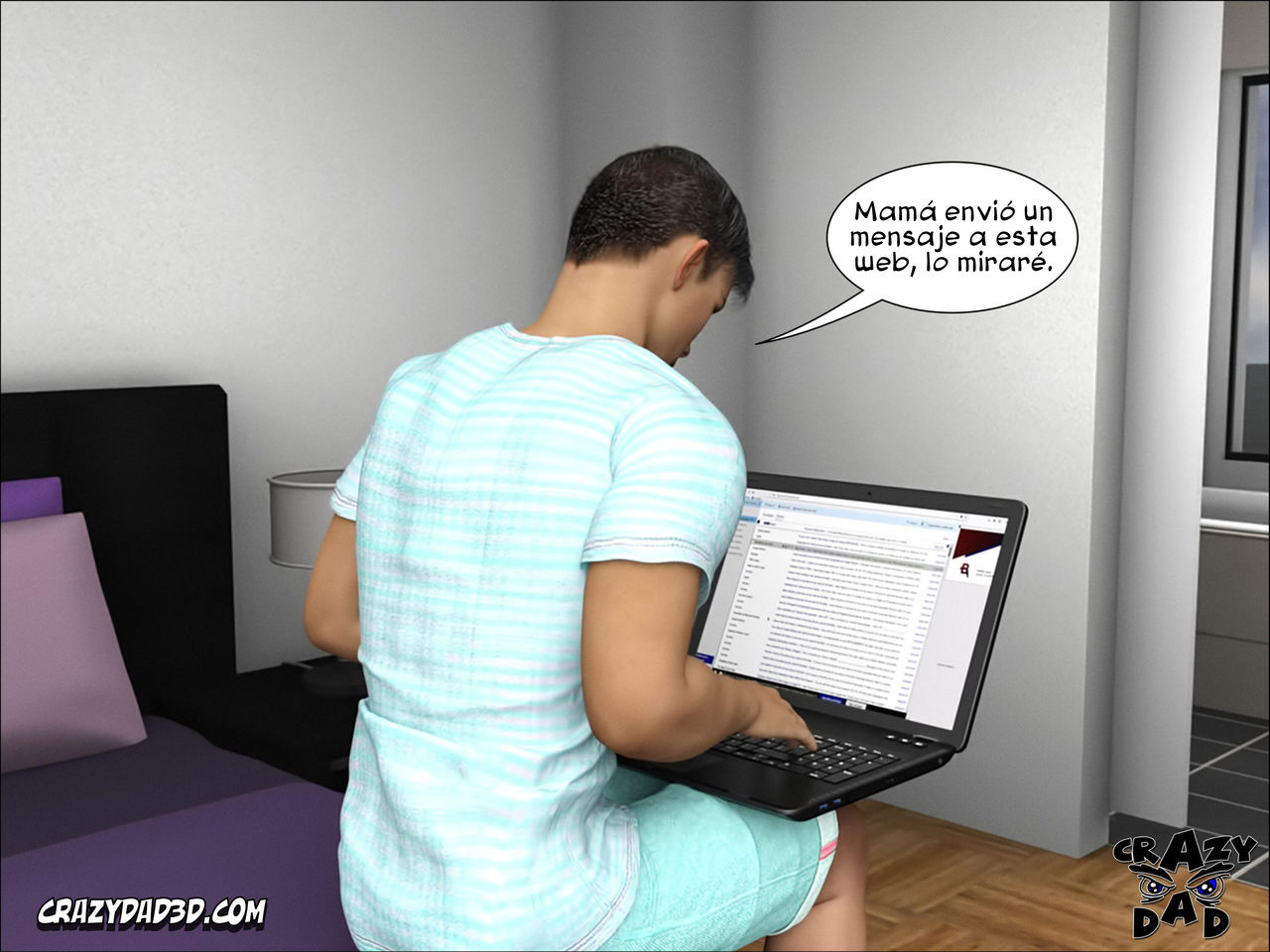 [CrazyDad3D] MOTHER DESIRE Forbidden parte 2 (Comic Porn)