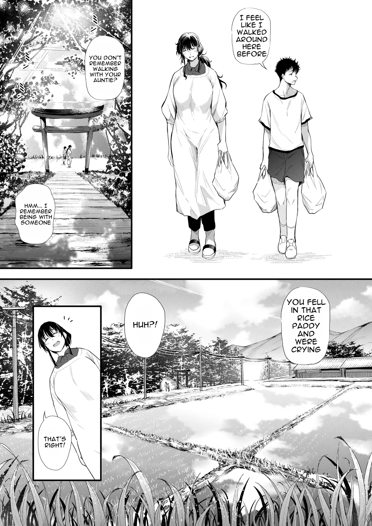 [Nasumu Nyuusangyou (Nusumusbim)] Boku no Seishun wa Inaka no Okaa-san Datta Ni [English]