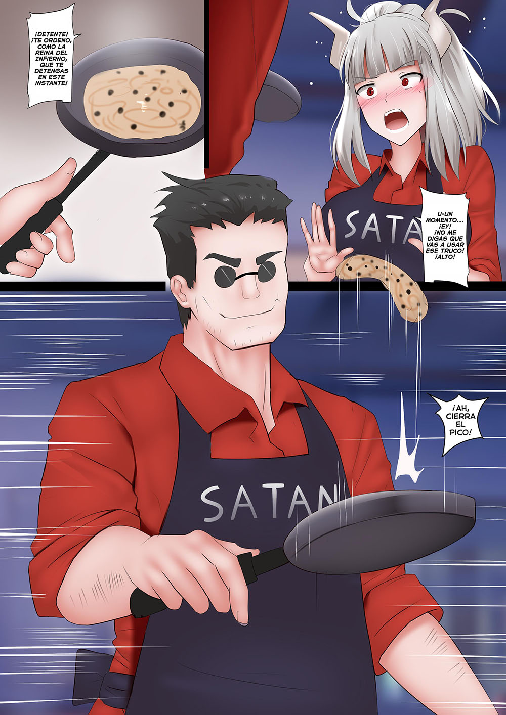 [Ginhaha] PANCAKES Challenge (Comic Porn)