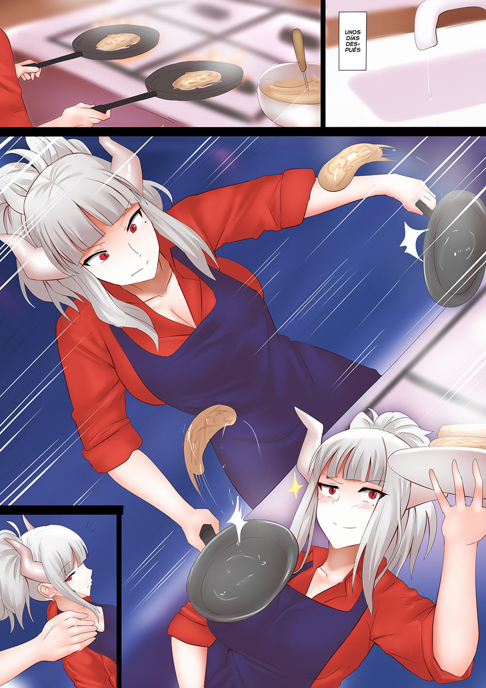 [Ginhaha] PANCAKES Challenge (Comic Porn)