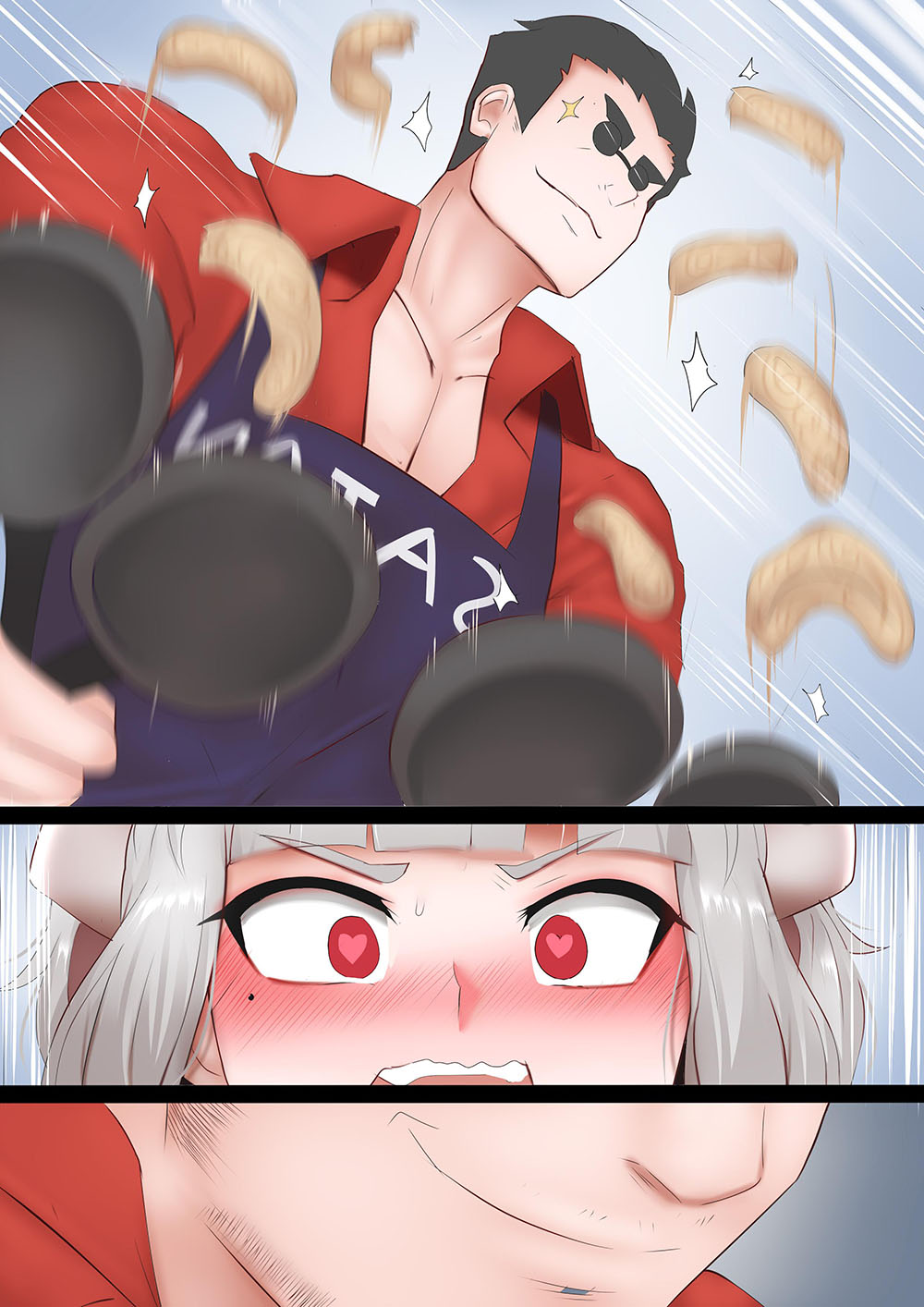 [Ginhaha] PANCAKES Challenge (Comic Porn)