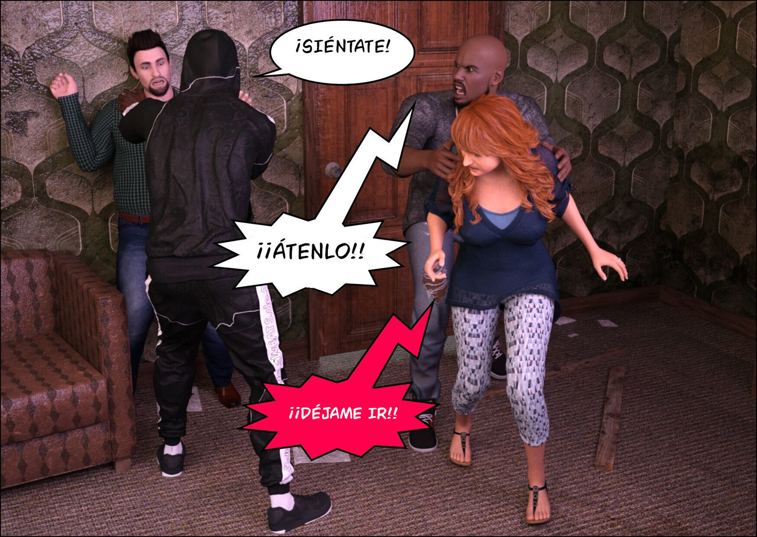 [Mature3Dcomics] PAY your DEBT (Comic Porn)
