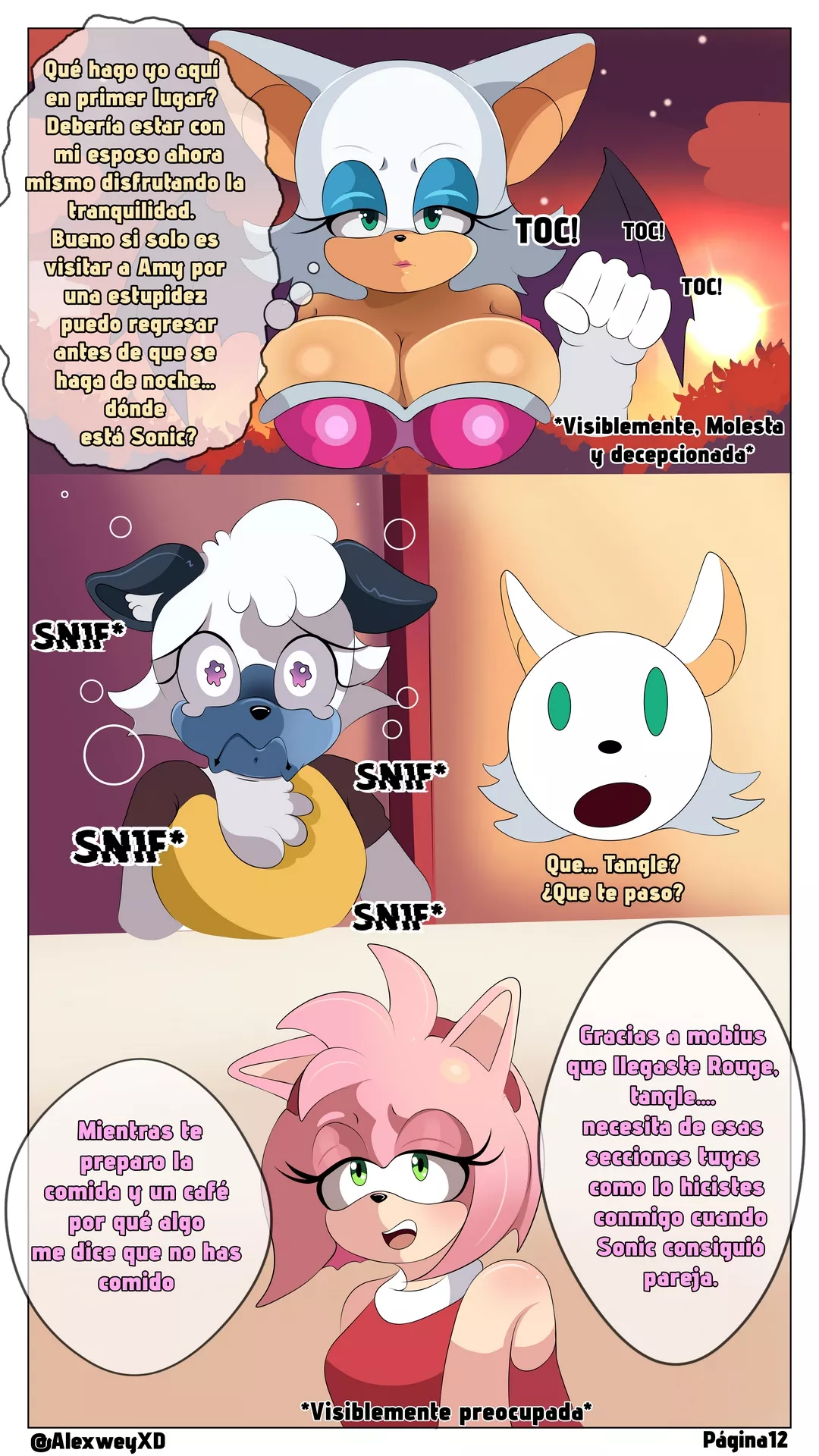 [AlexweyXD] Rouge in Trouble (Sonic the Hedgehog)