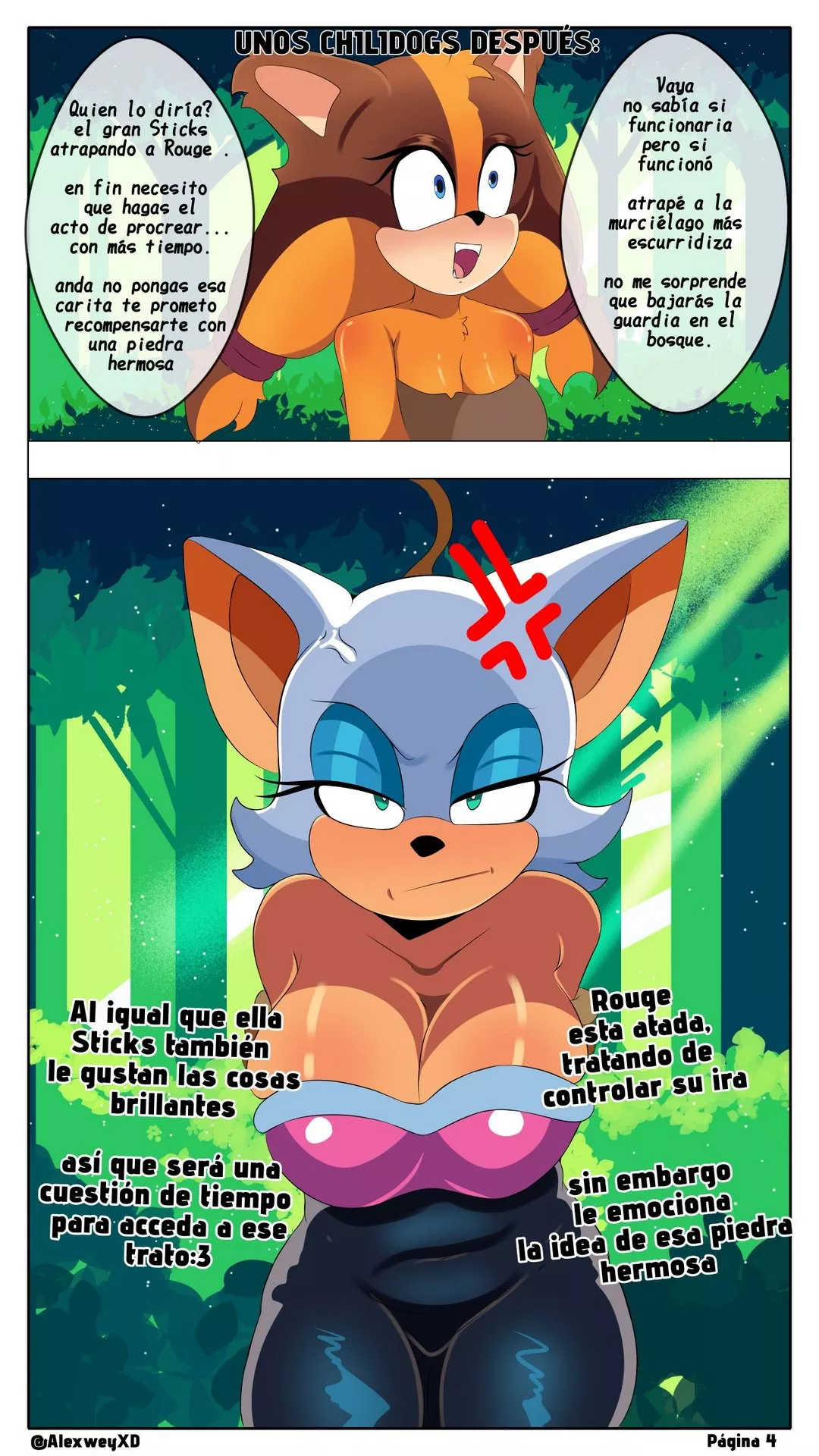 [AlexweyXD] Rouge in Trouble (Sonic the Hedgehog)