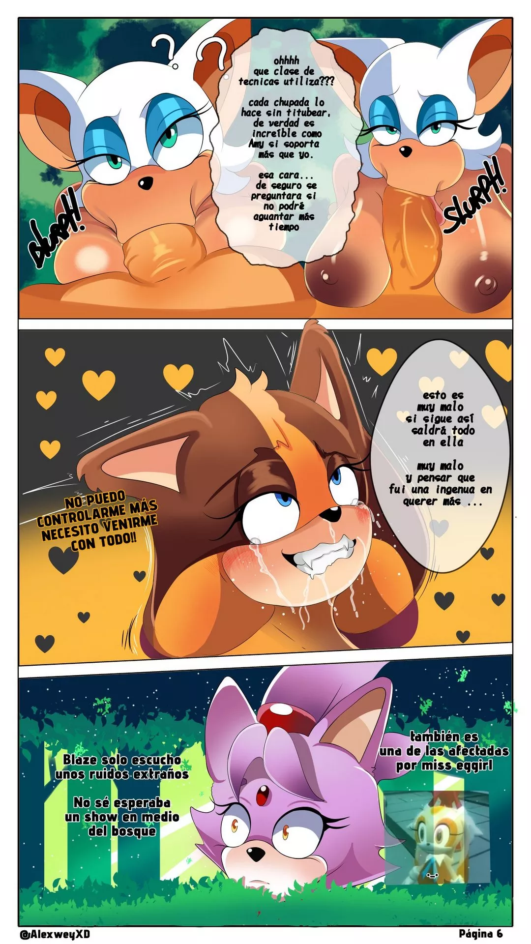 [AlexweyXD] Rouge in Trouble (Sonic the Hedgehog)