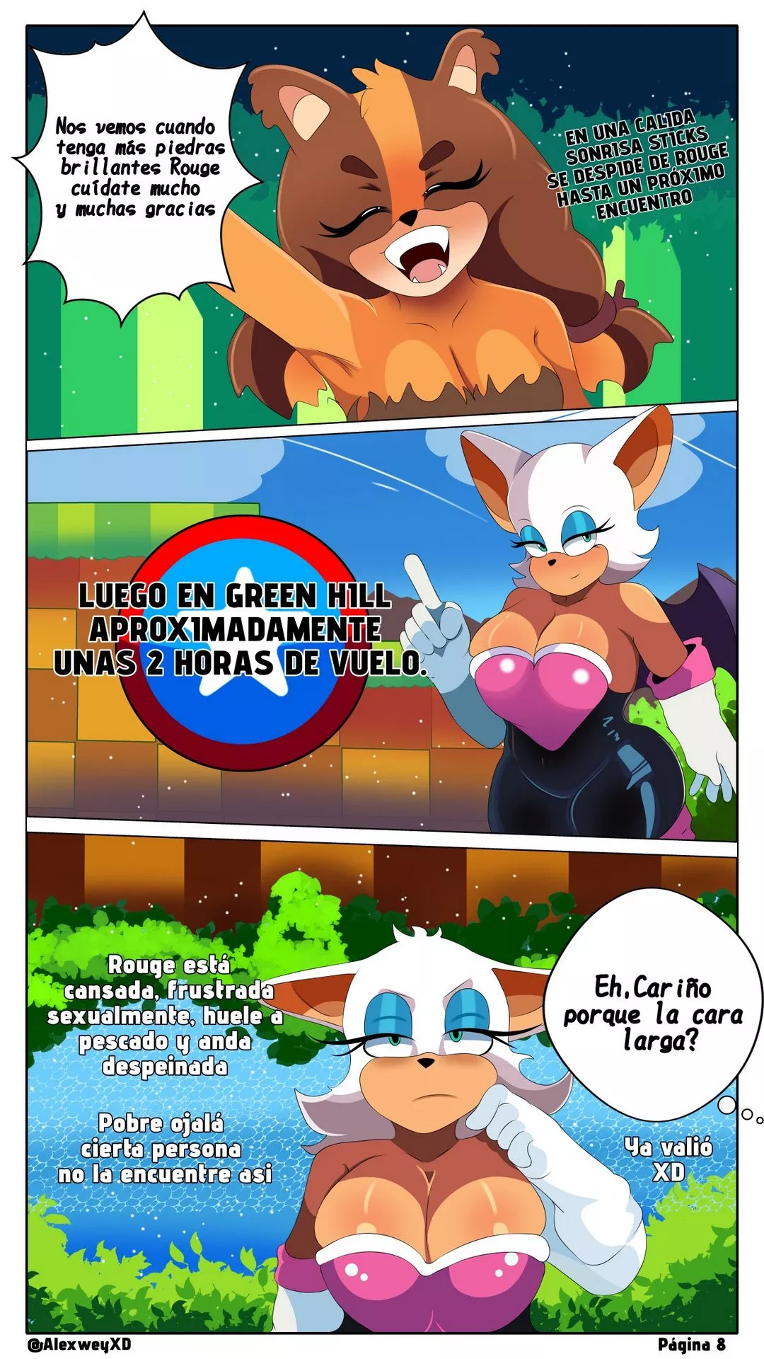 [AlexweyXD] Rouge in Trouble (Sonic the Hedgehog)