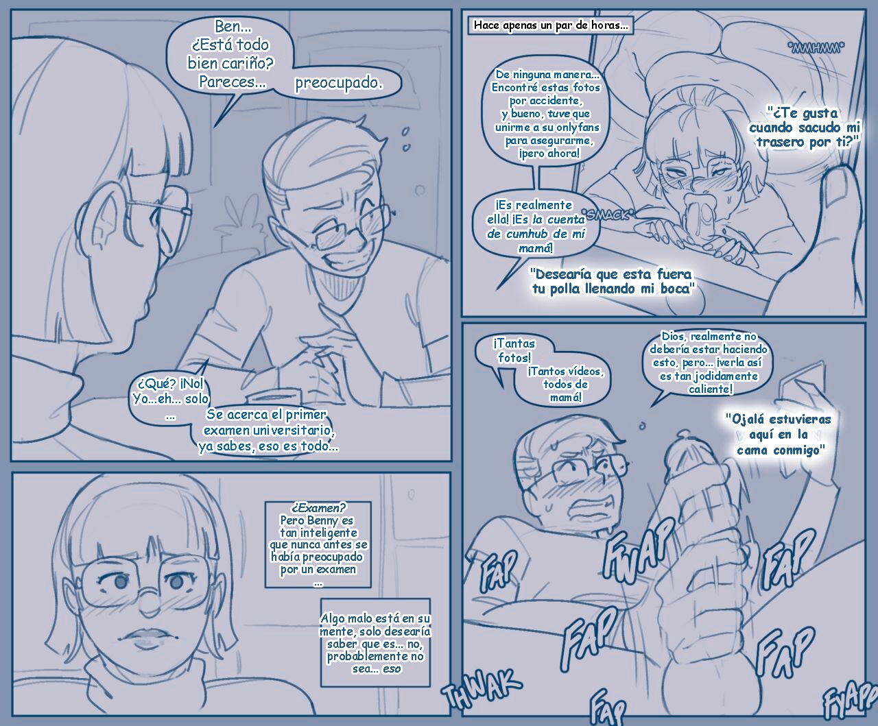 [Not Enough Milk] SON find his MOM ONLINE parte 1 (Comic Porn)