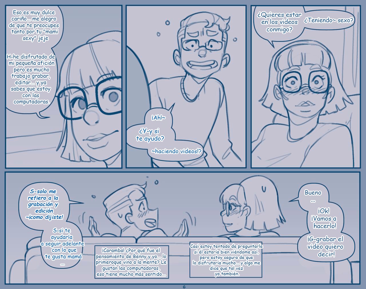 [Not Enough Milk] SON find his MOM ONLINE parte 1 (Comic Porn)