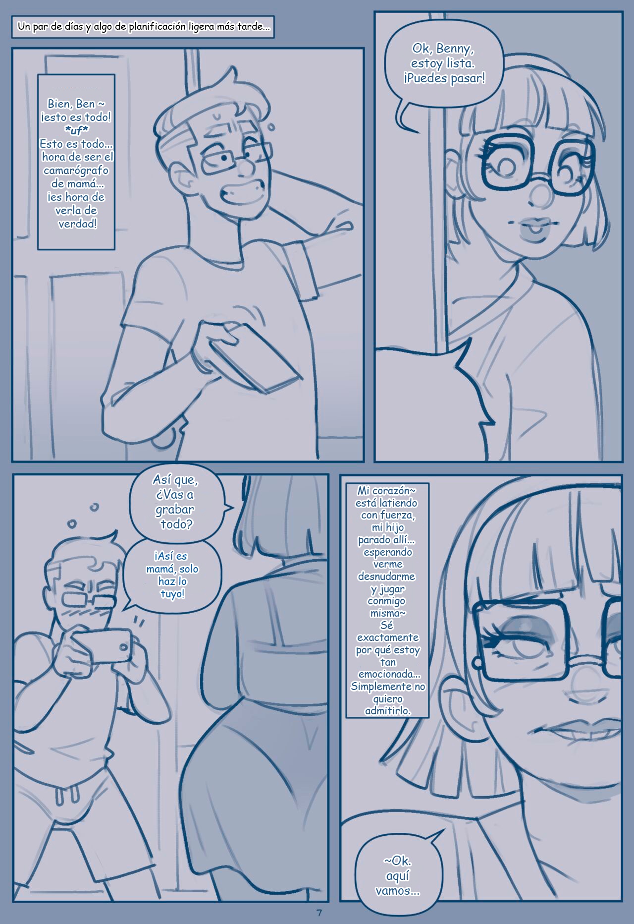 [Not Enough Milk] SON find his MOM ONLINE parte 1 (Comic Porn)