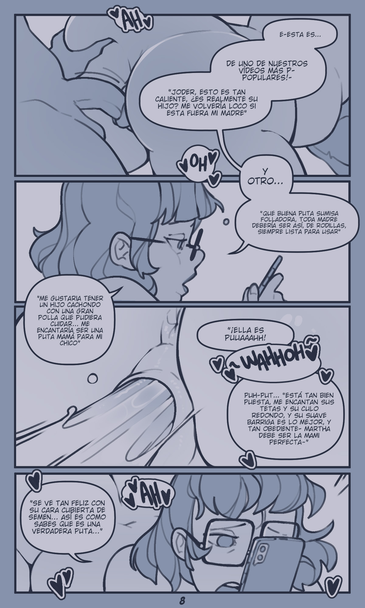 [Not Enough Milk] SON find his MOM ONLINE parte 2 (Comic Porn)