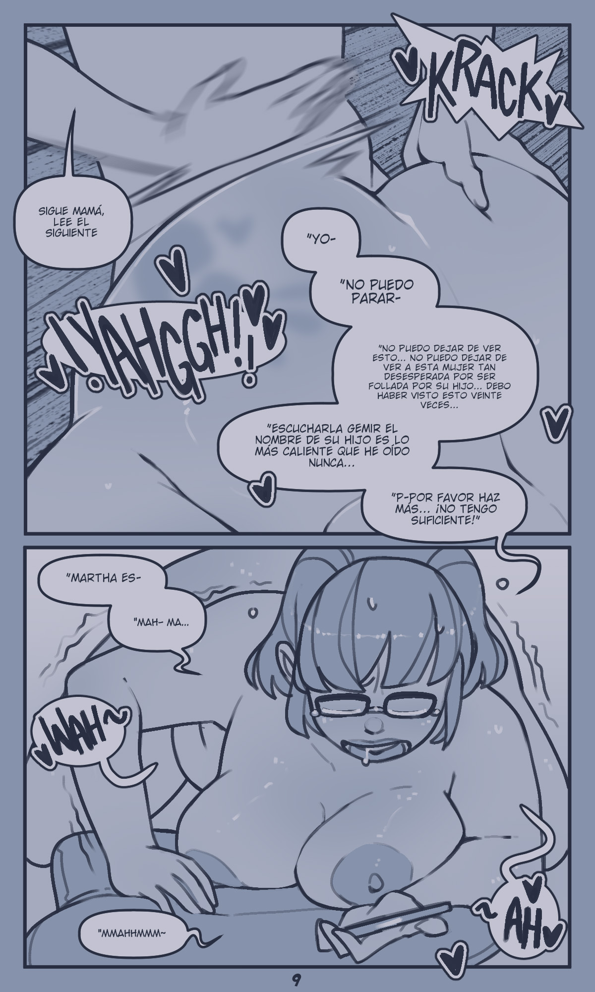 [Not Enough Milk] SON find his MOM ONLINE parte 2 (Comic Porn)
