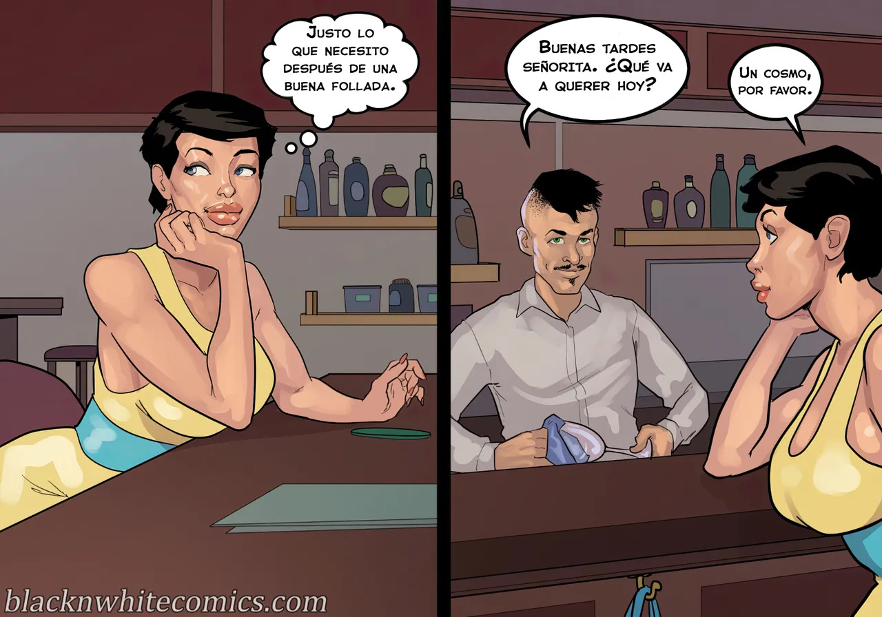 [Blacknwhite] Slutty MOMS parte 2 (Comic Porn)
