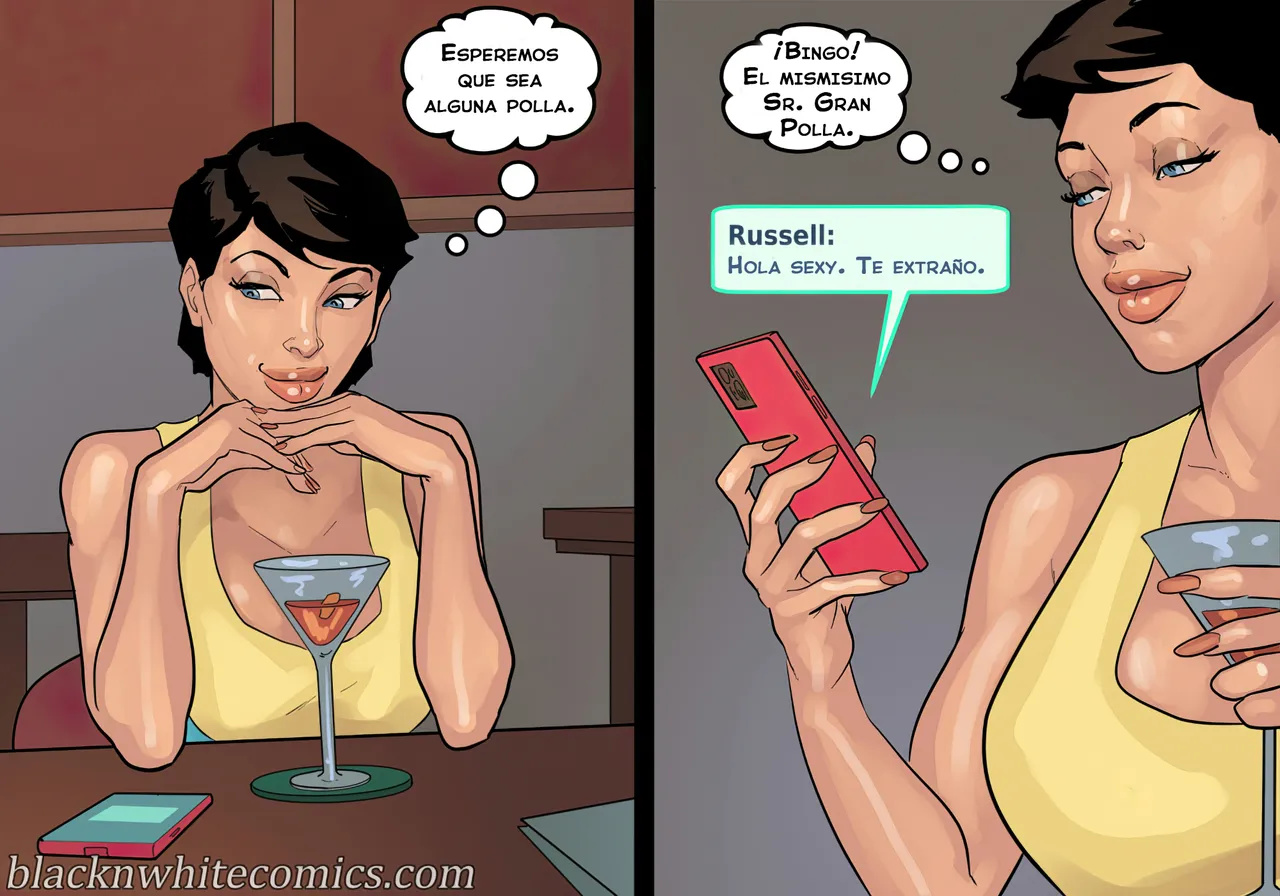 [Blacknwhite] Slutty MOMS parte 2 (Comic Porn)