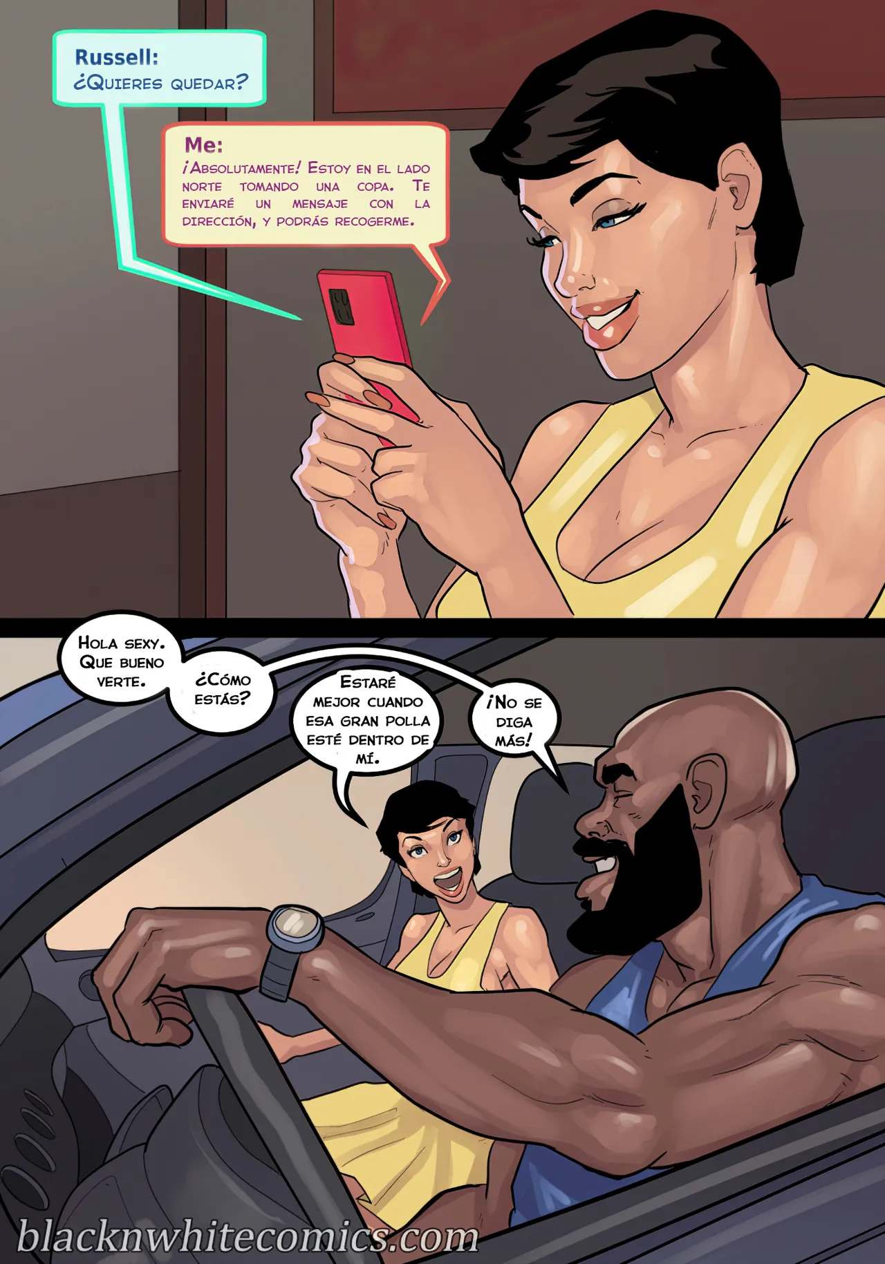 [Blacknwhite] Slutty MOMS parte 2 (Comic Porn)