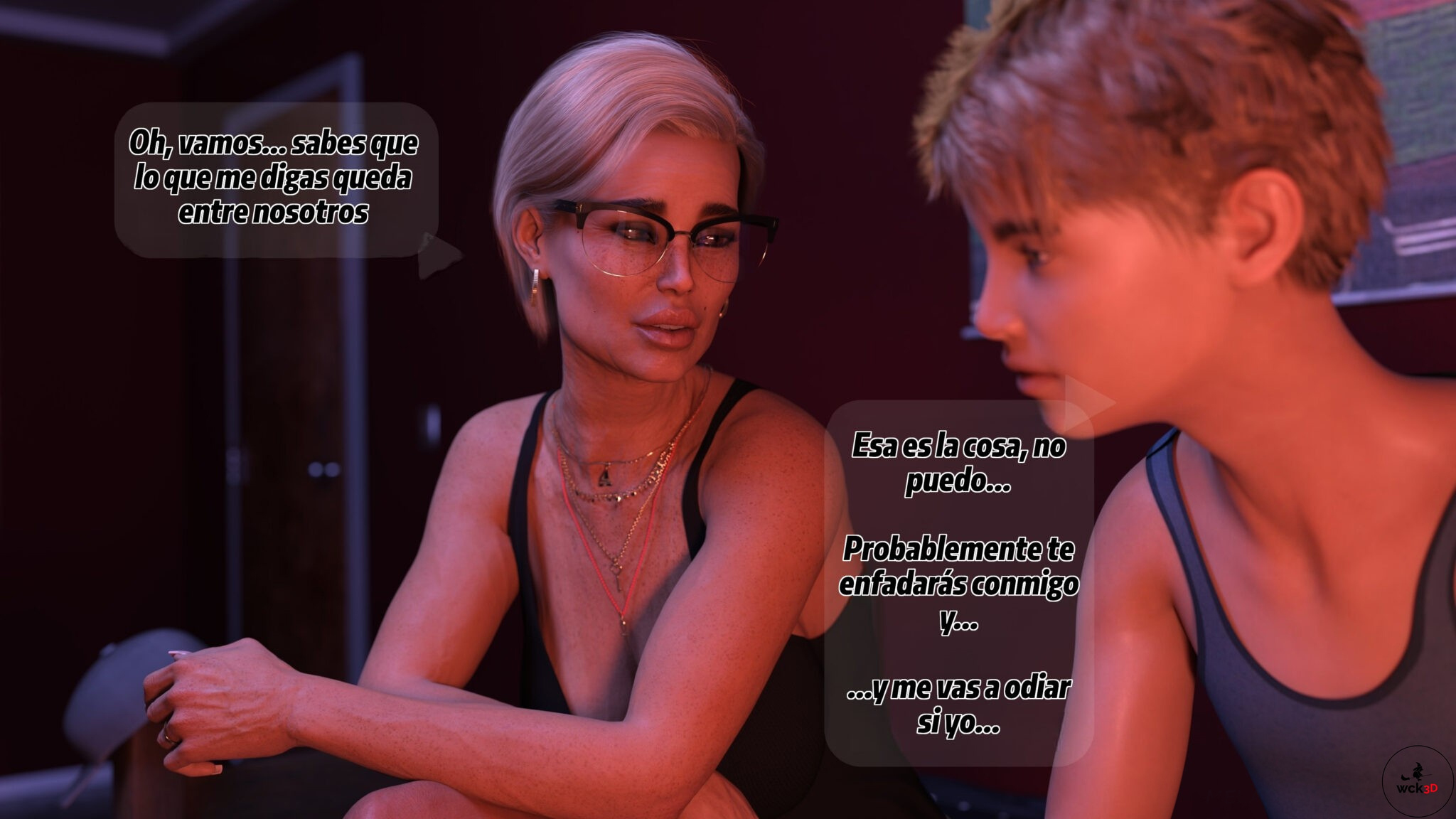 [Wck3D] The CASE of Mrs. SMITH parte 1 (Comic Porn)