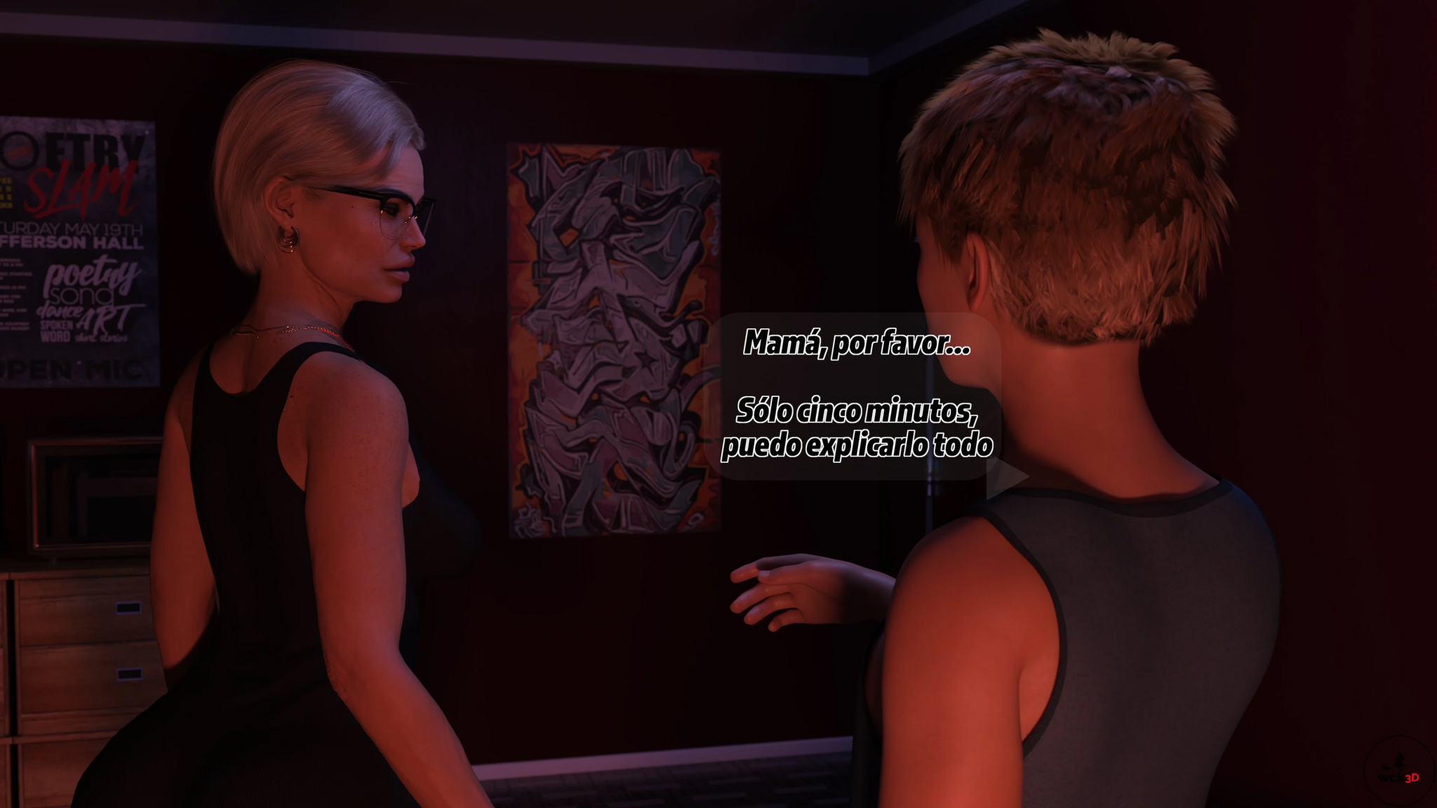 [Wck3D] The CASE of Mrs. SMITH parte 1 (Comic Porn)