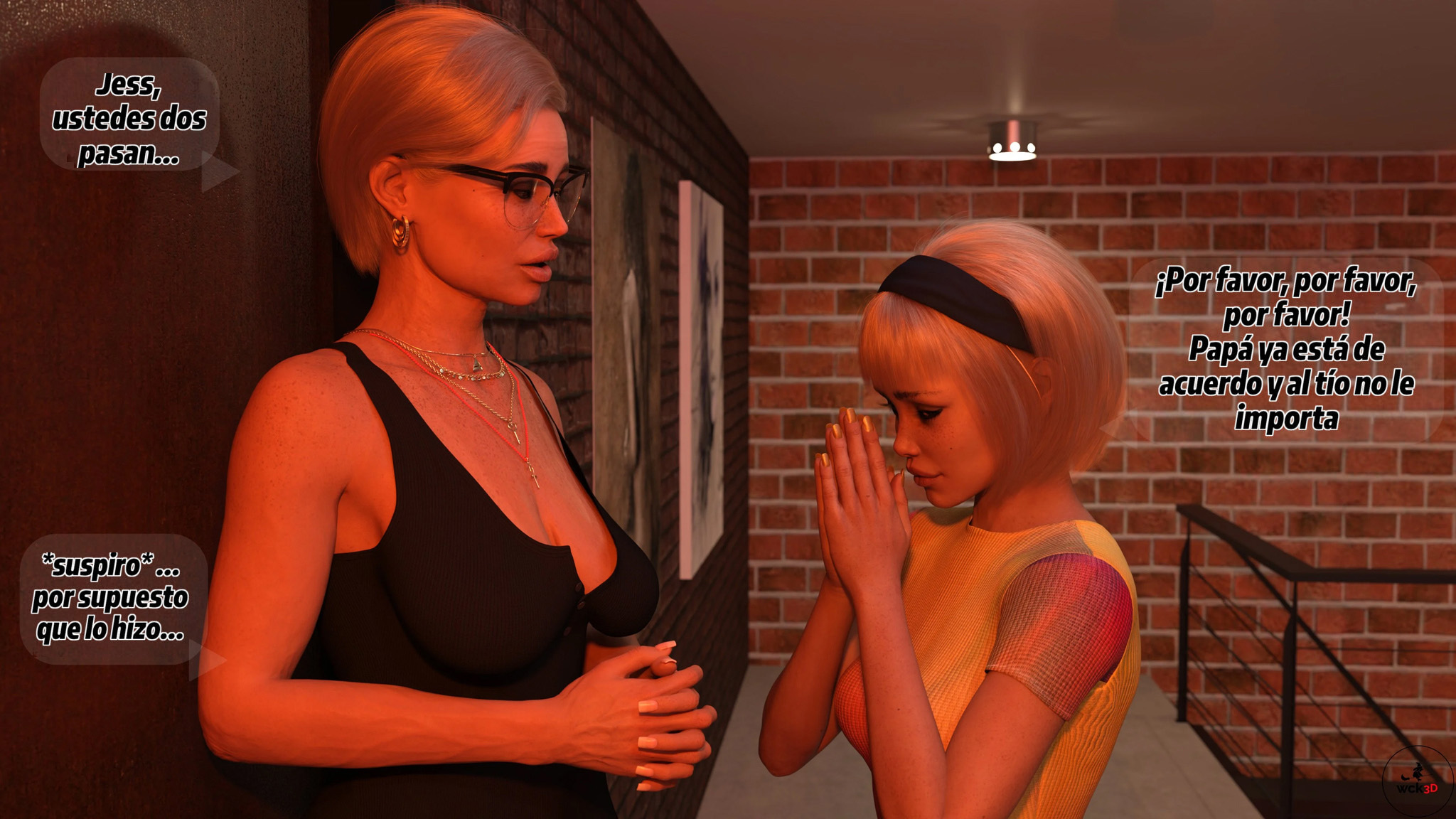 [Wck3D] The CASE of Mrs. SMITH parte 1 (Comic Porn)