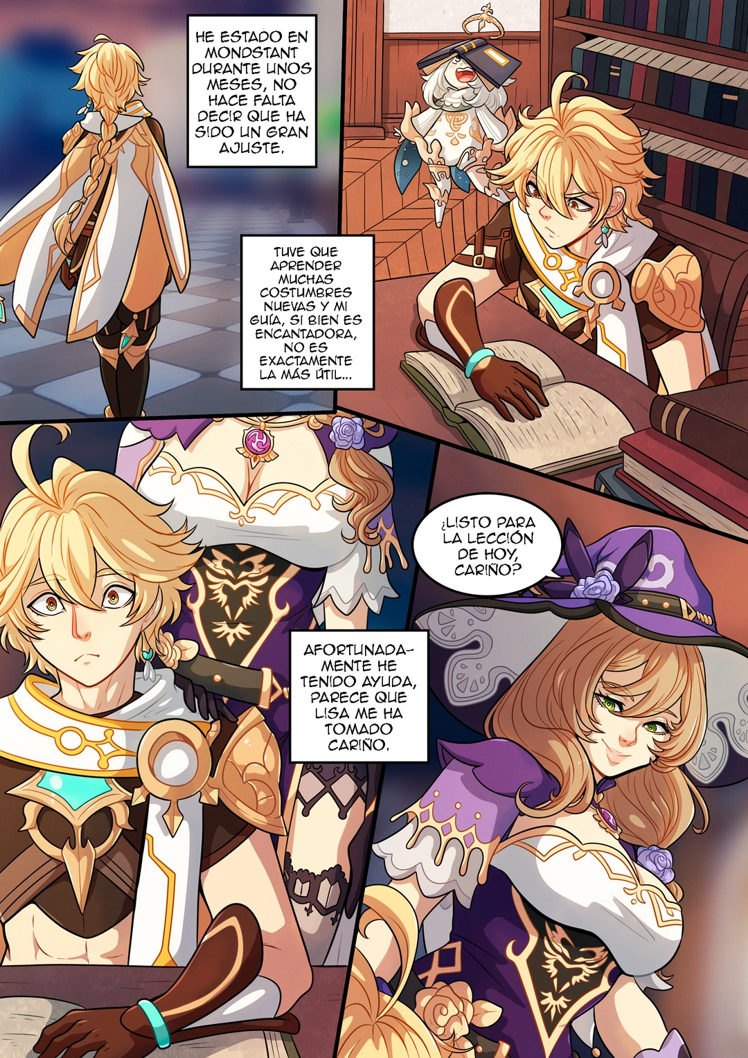 [Kinkymation] The Traveler’s Guide to Teyvat’s Heart – Lisa – (Genshin Impact)