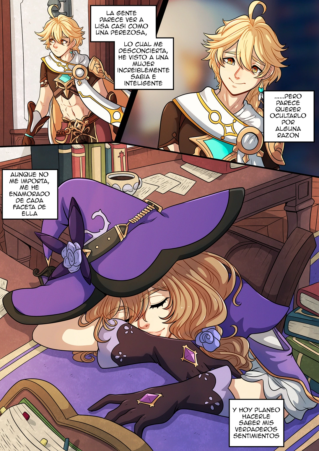 [Kinkymation] The Traveler’s Guide to Teyvat’s Heart – Lisa – (Genshin Impact)