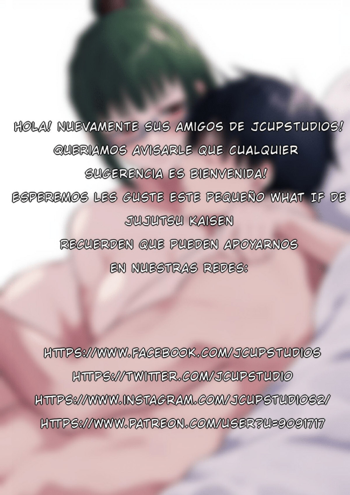 [Jcup Studios] Un FINAL FELIZ (Jujutsu Kaisen)